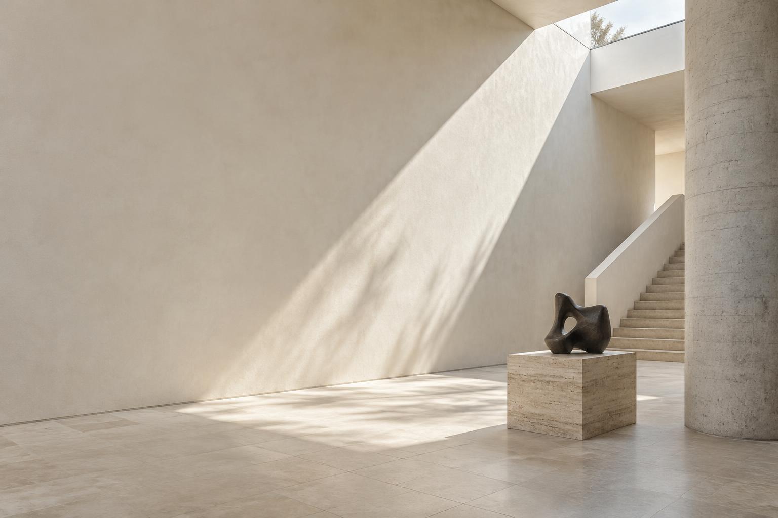 Licht, klare Formen und neue Perspektiven in einer minimalistischen Architektur